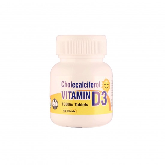 Cholecalciferol Vitamin D3 1000iu Tablets 60s Health & Wellbeing